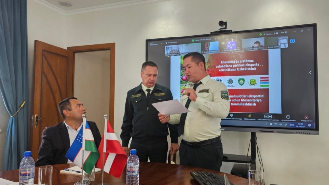 Latvijas Republikas Ārlietu ministrijas projekta “Fitosanitārās sistēmas uzlabošana pārtikas eksporta veicināšanai Uzbekistānā” aktivitātes