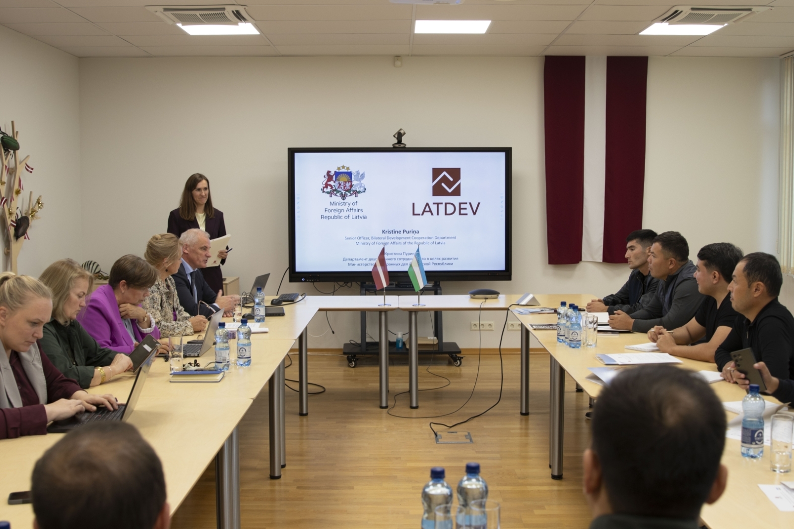 Latvijas un Uzbekistānas eksperti vizītes atklāšanas sanāksmē
