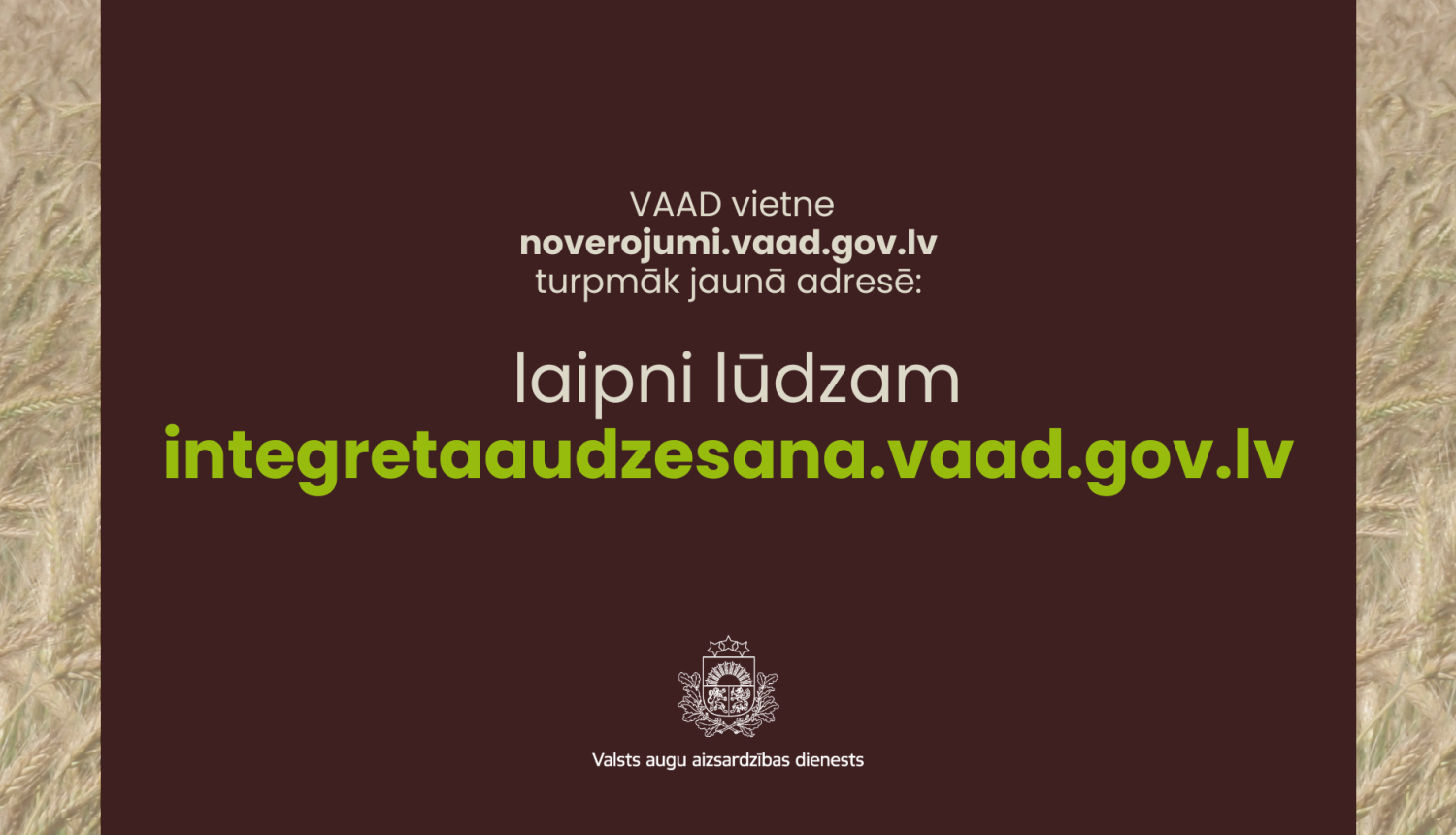Jaunās vietnes atklāšanas baneris