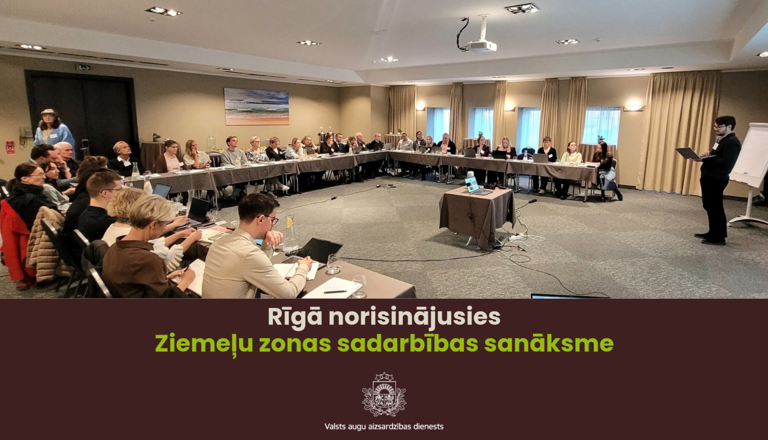 Augu aizsardzības jomas eksperti sanāksmē.