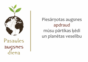 Pasaules augsnes dienas logo un tēze
