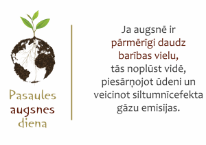 Pasaules augsnes dienas logo un tēze