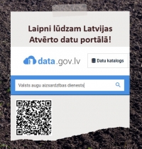 atvērto datu portāla sākumattēls