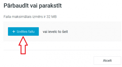 Pārbaudīt vai parakstīt