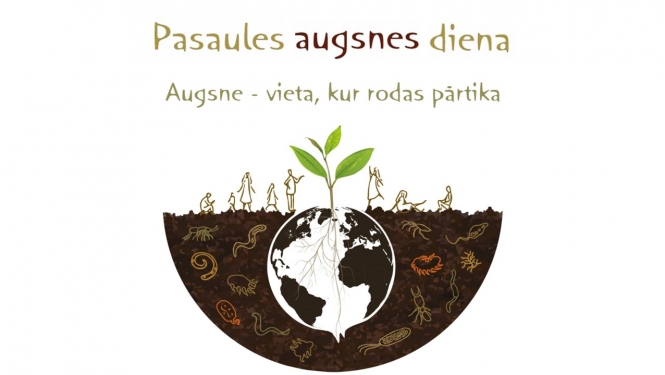Pasaules augsnes dienas vizualizēts logo