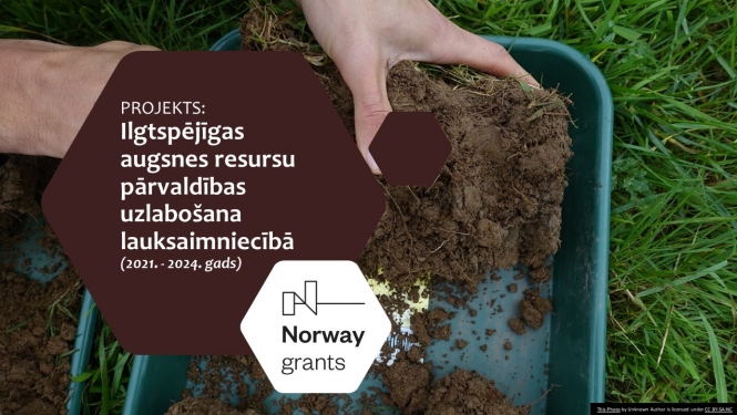 Norvēģu granta projekta nosaukuma vizualizācija