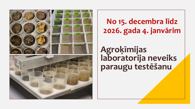 Augsnes paraugi laboartorijas traukos un teksts