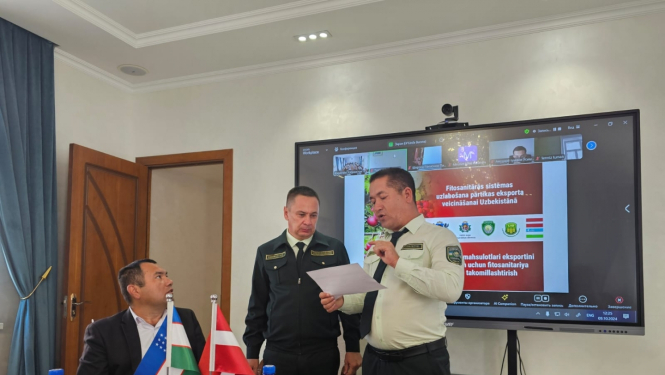 Latvijas Republikas Ārlietu ministrijas projekta “Fitosanitārās sistēmas uzlabošana pārtikas eksporta veicināšanai Uzbekistānā” aktivitātes