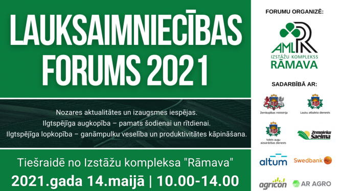 Lauksaimniecības foruma afiša