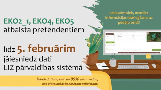 teksta vizualizāja ar daotra attēlu, kura monitorā LIZ sistēmas skats