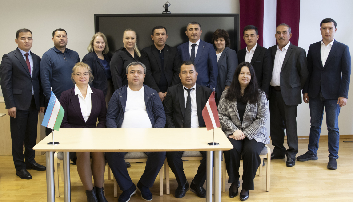 Uzbekistānas delegācijas vizītes noslēgums, kopīgais foto