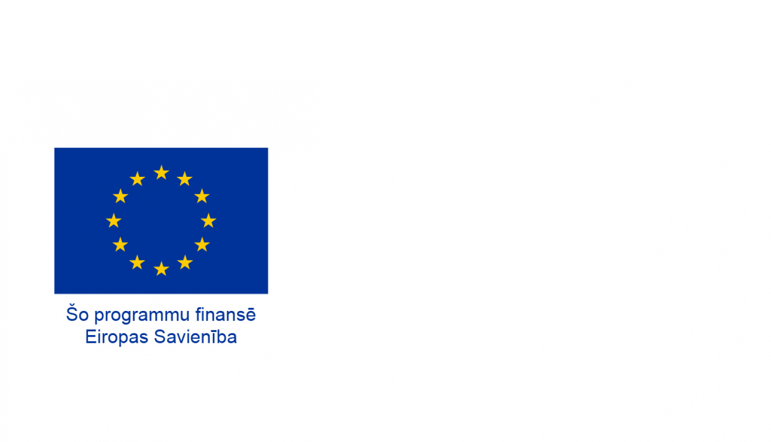 ES karogs ar tekstu